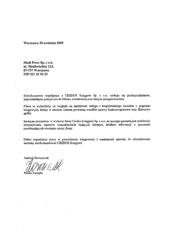 Referencje