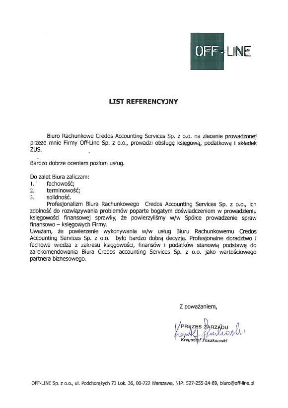Referencje